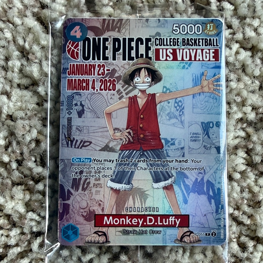 Onepiece Trading Card - Monkey D. Luffy